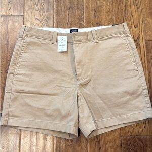 J. Crew Khaki Flat Front Men's Shorts